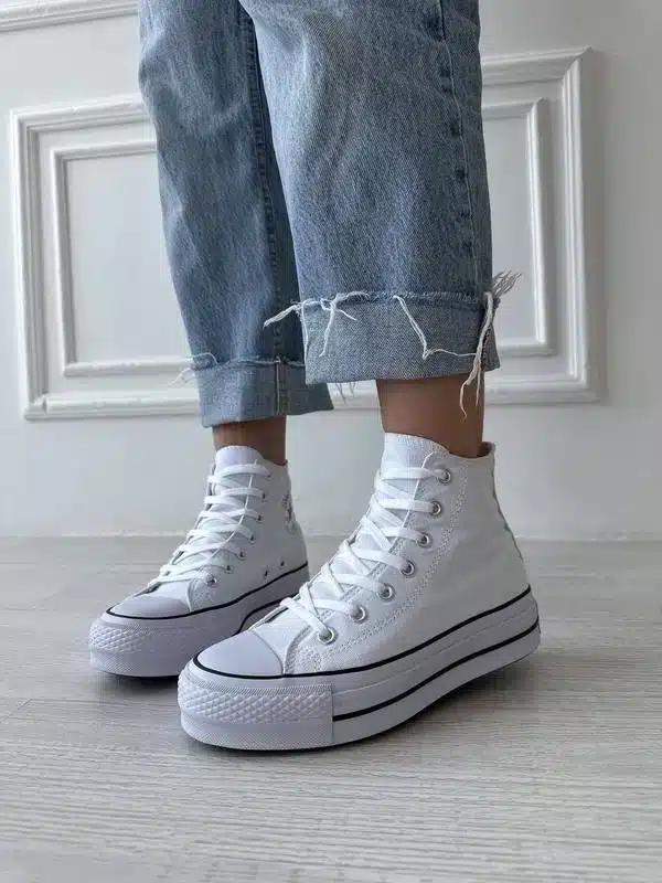 Converse Platform Beyaz