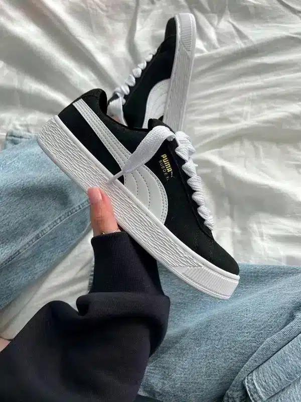 Suede XL Siyah Beyaz