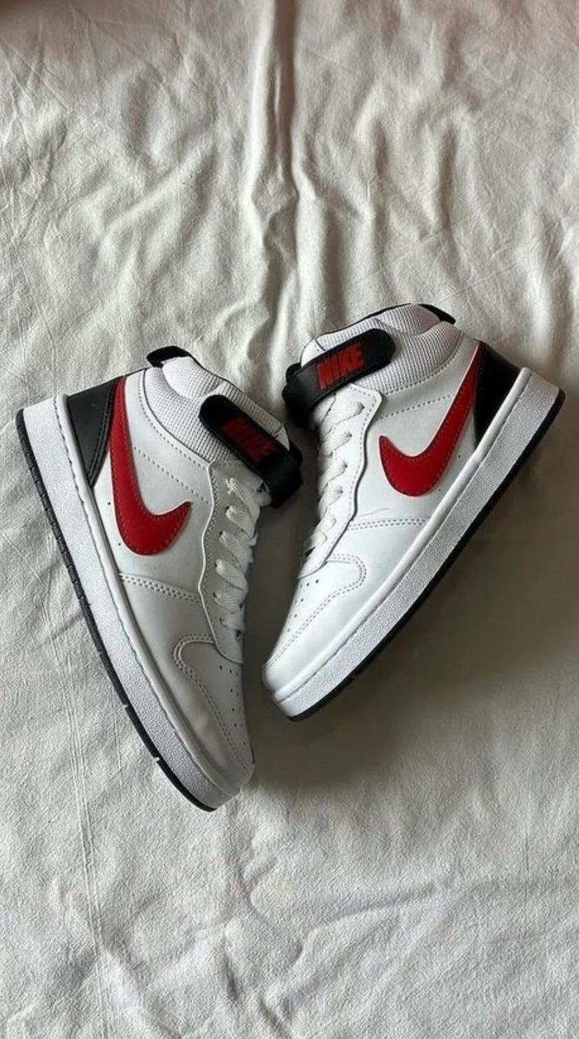 Nike court mid kırmızı