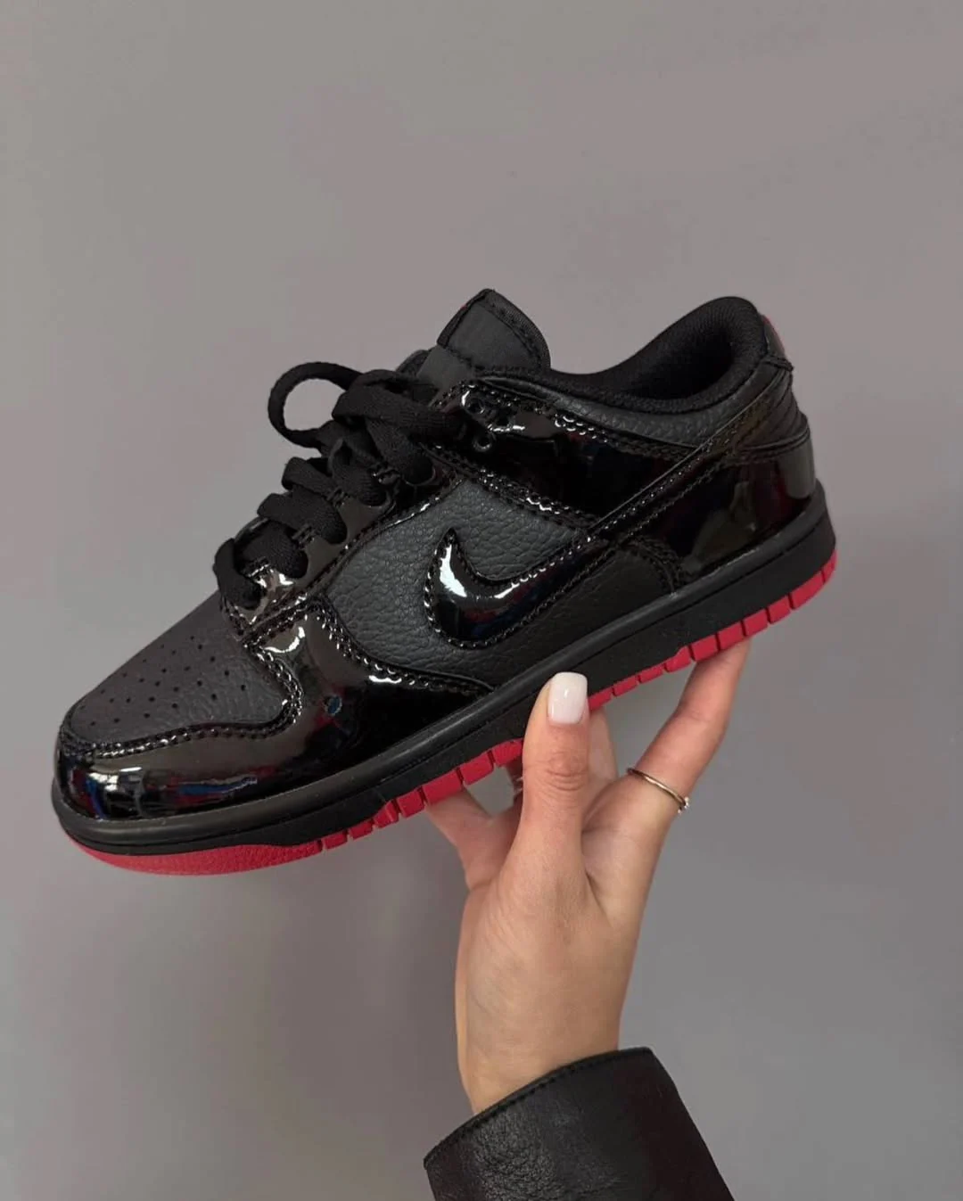 Nike Dunk Low Siyah Rugan 4