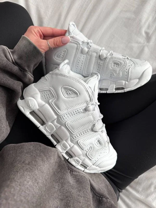 Nike Air Uptempo All White 5