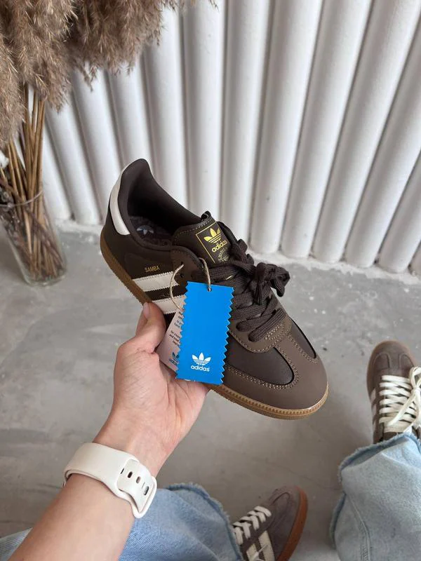 Adidas Samba Kahve-Beyaz (İthal)