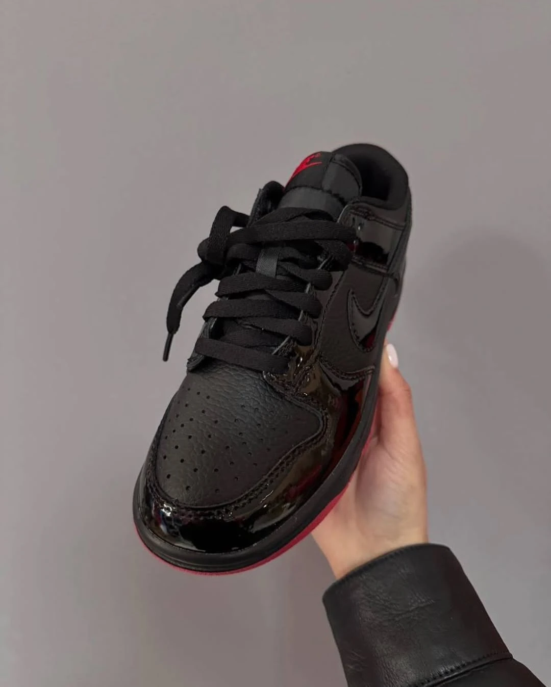 Nike Dunk Low Siyah Rugan 5