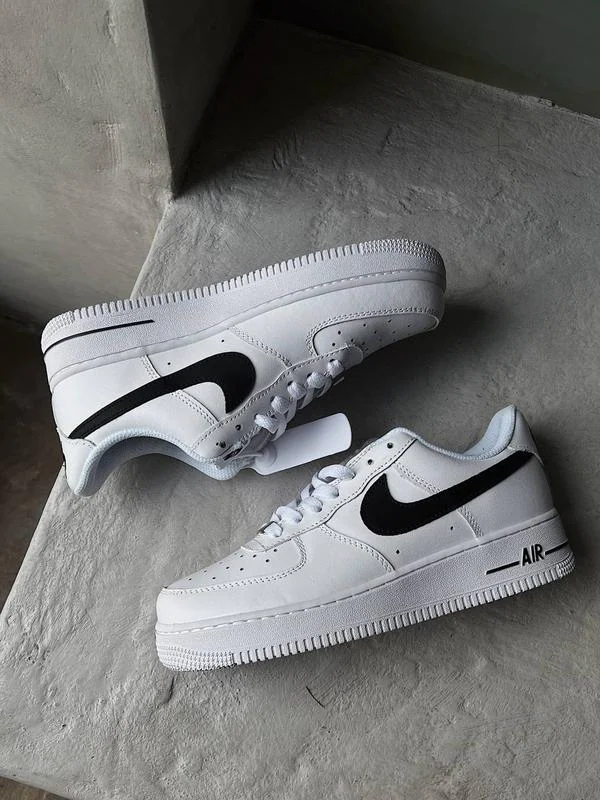 Nike AF-1 Spor Ayakkabı Beyaz-Siyah 4