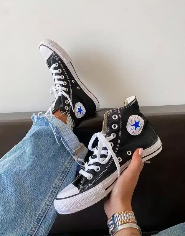 Converse Siyah Uzun 6
