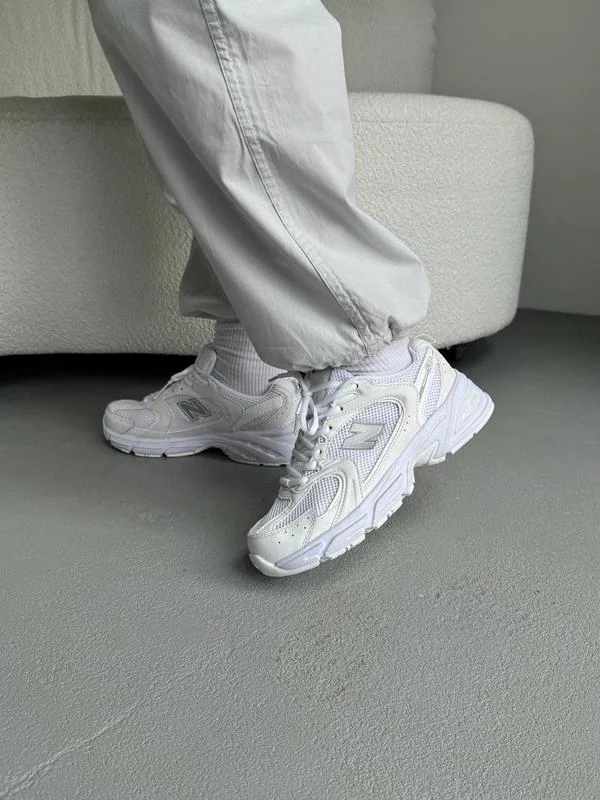 New Balance 530 All White 2