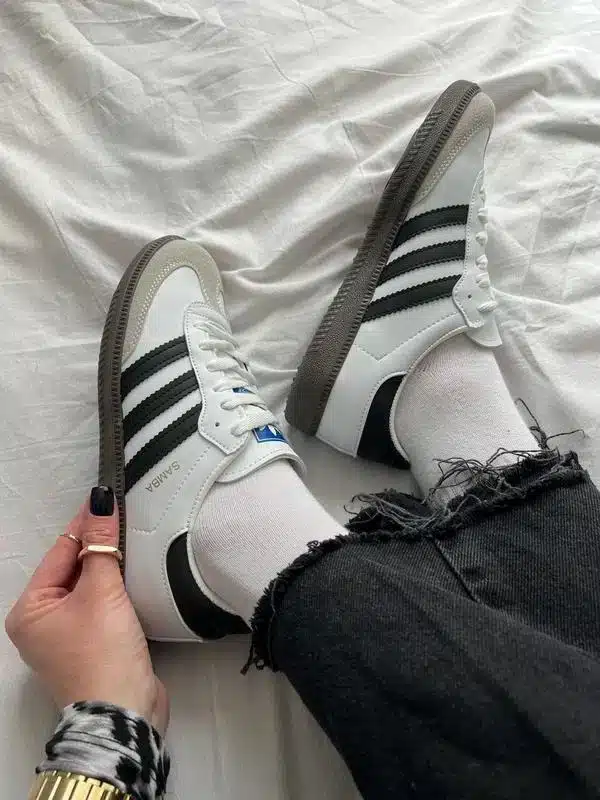 Adidas Samba  Beyaz siyah 3