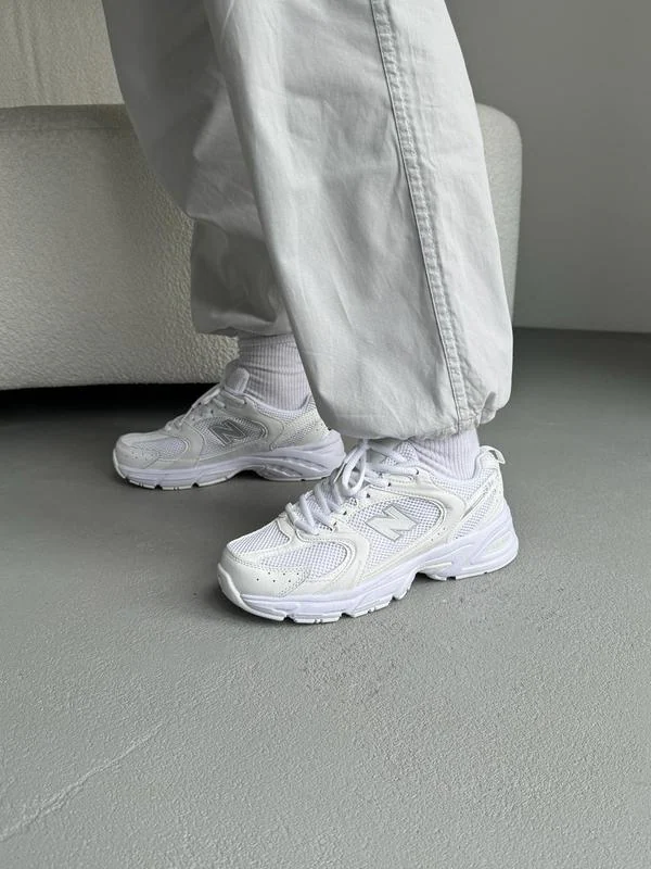 New Balance 530 All White 5