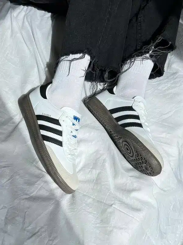 Adidas Samba  Beyaz siyah 4