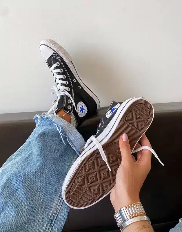 Converse Siyah Uzun 4