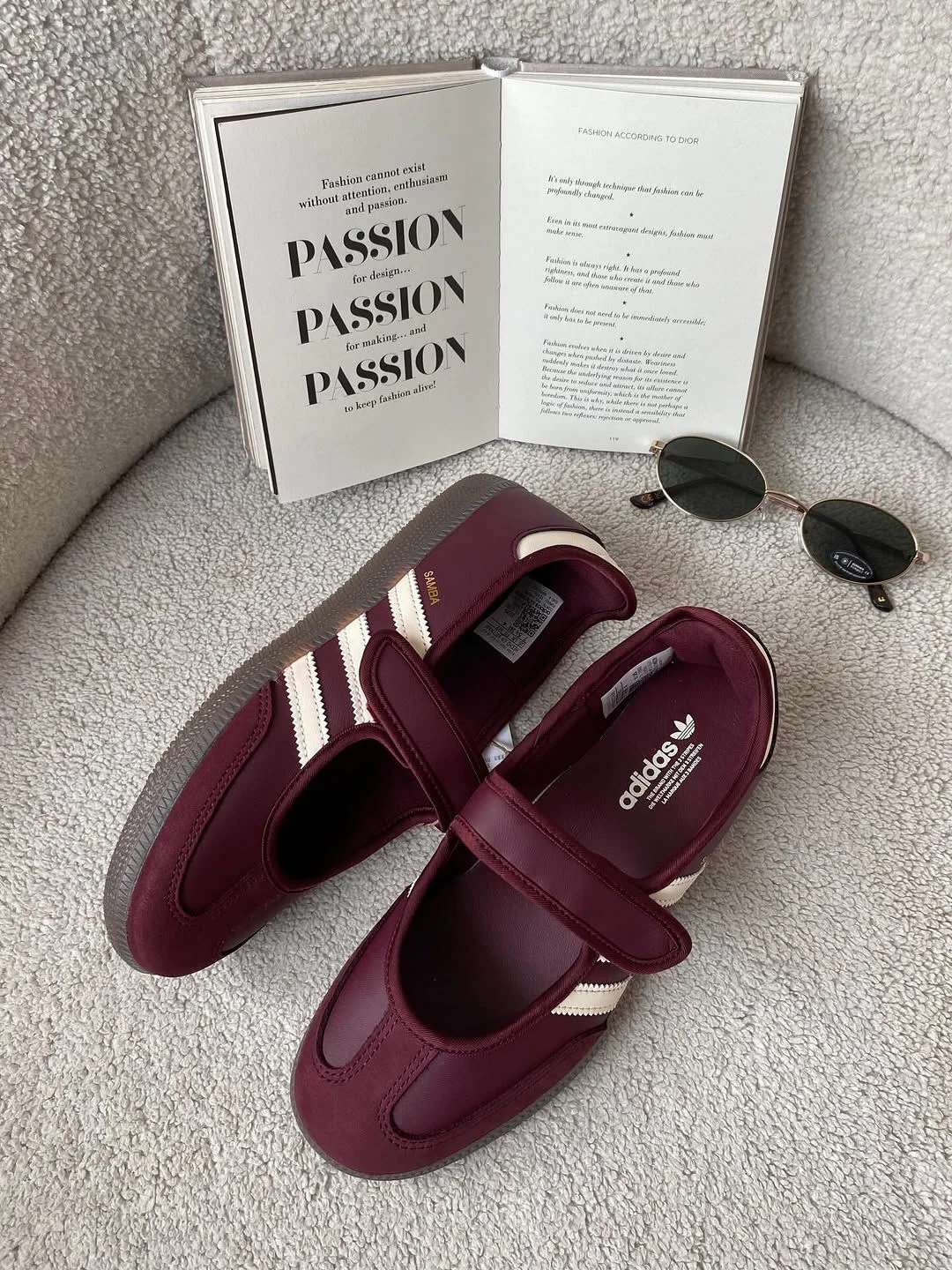 Adidas Samba Jane Bordo