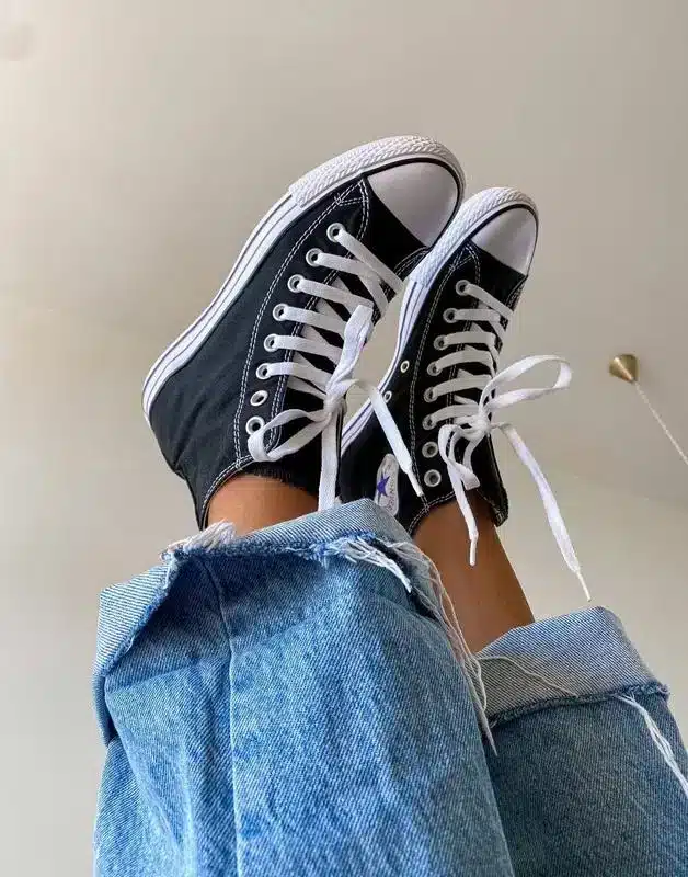 Converse Siyah Uzun 5